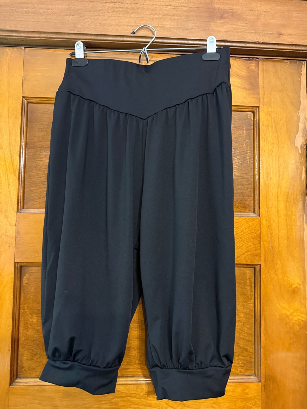 SHEIN Black Cropped Harem Pants